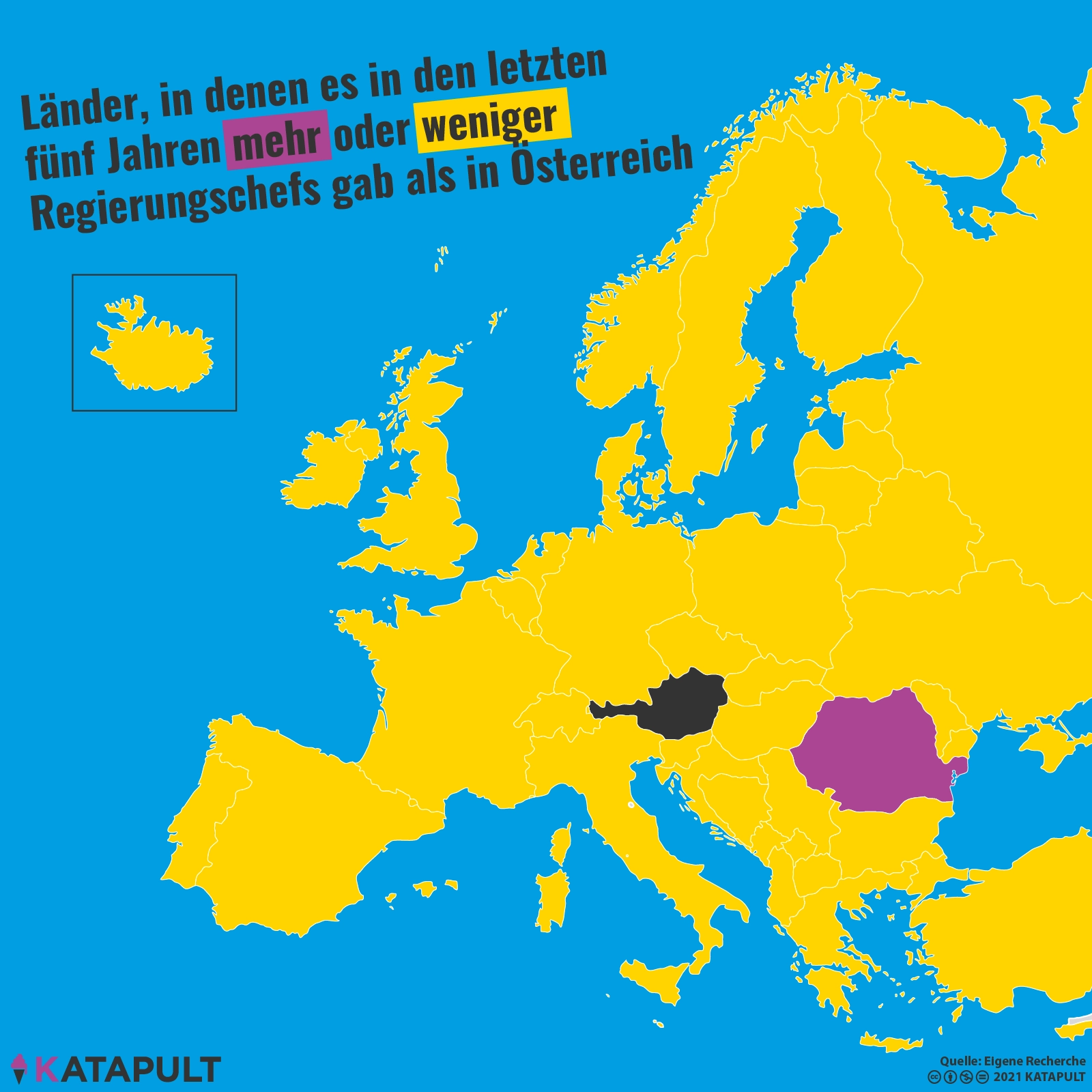 Nur ein Land hatte mehr Regierungschefs als Österreich