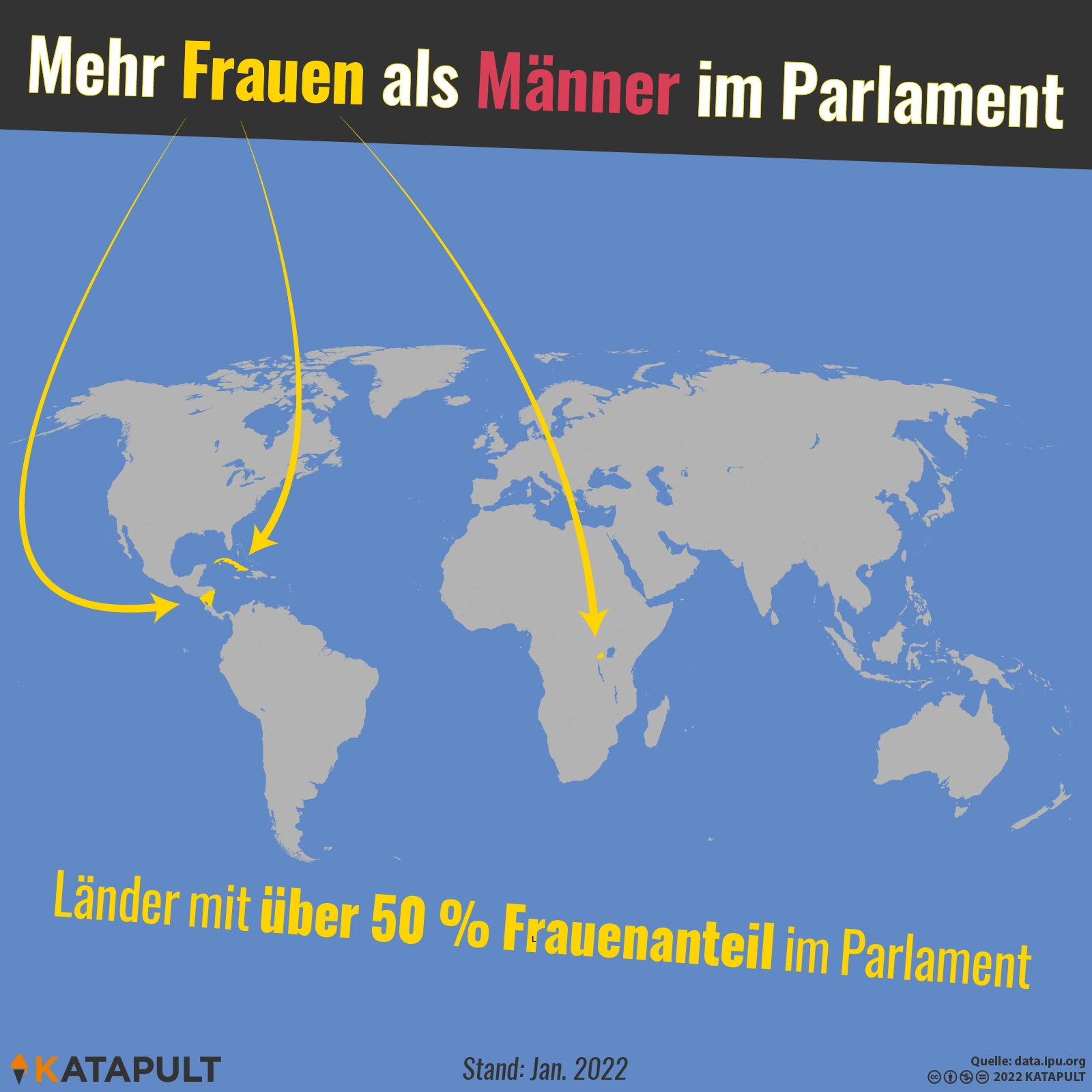 Nur in drei Ländern