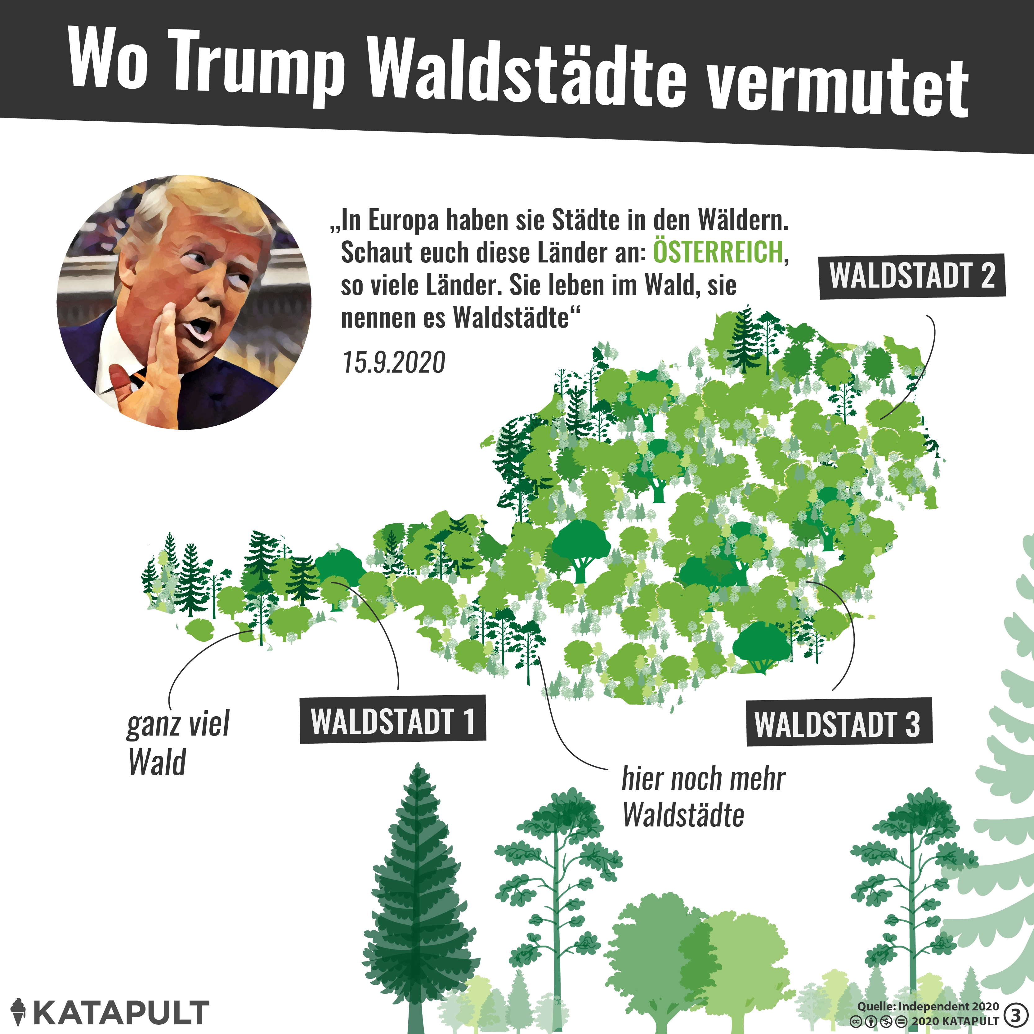 Österreich ist voller Waldstädte