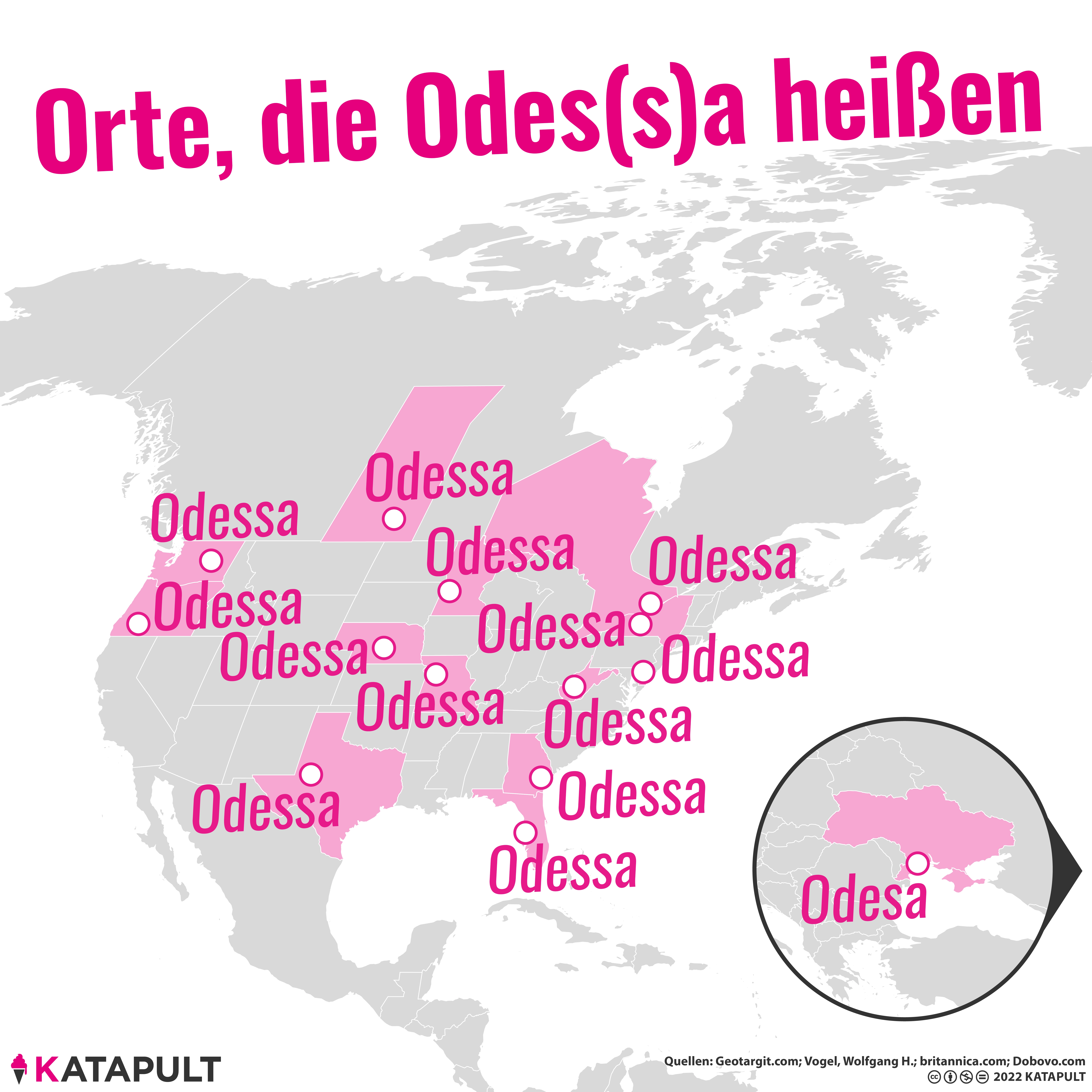 Orte, die Odes(s)a heißen