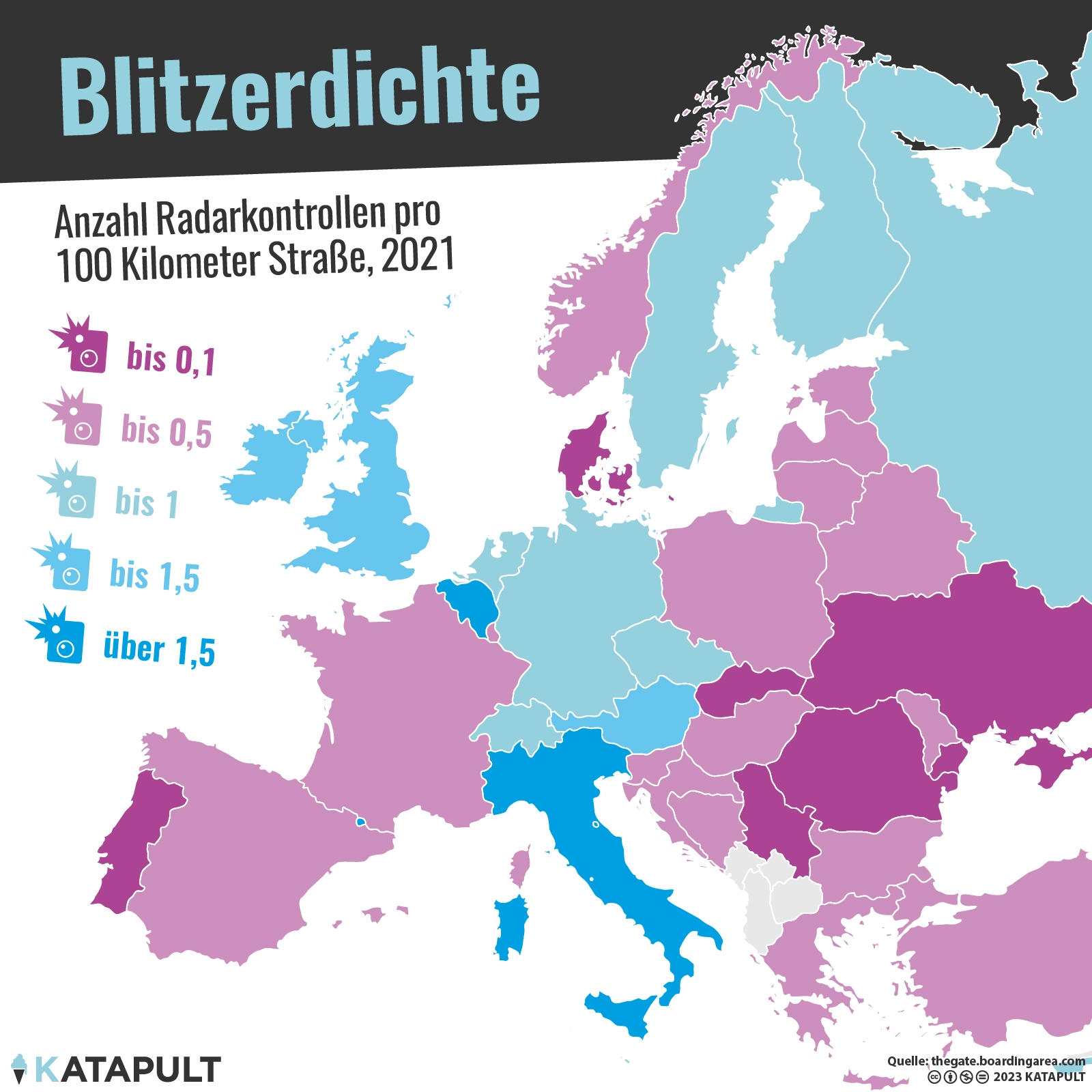 Polizei schwindelt, damit Leute bremsen