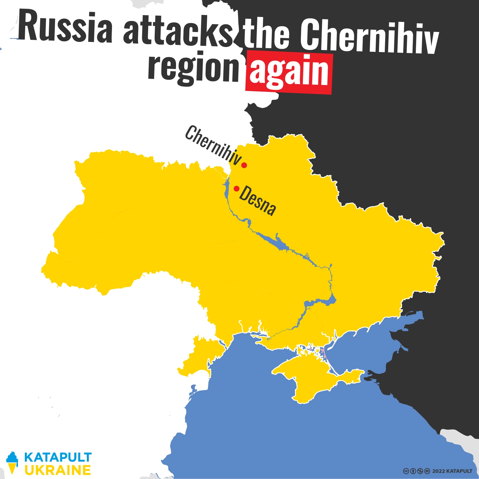 Russia attacks the Chernihiv region again