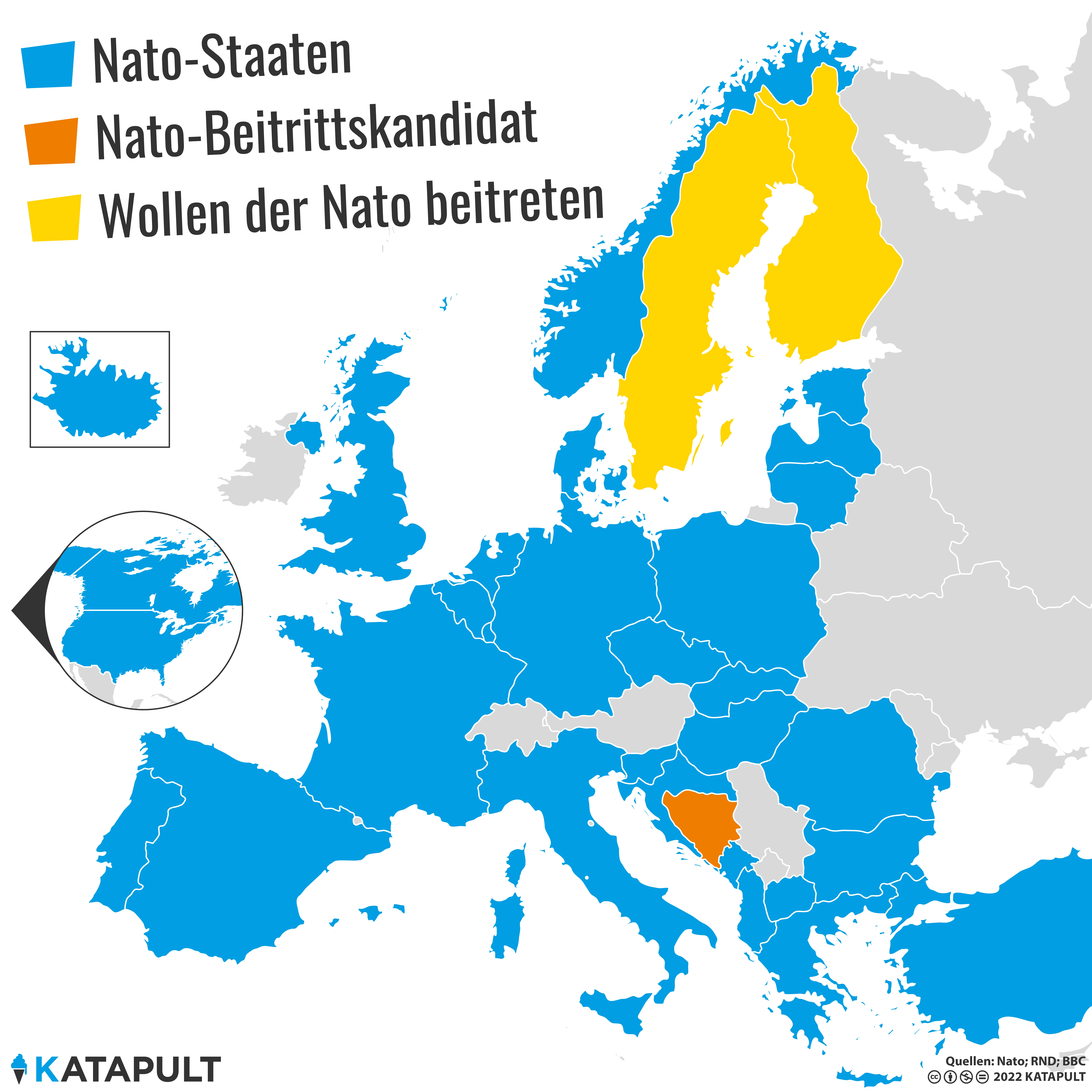 Schweden will auch in die Nato!