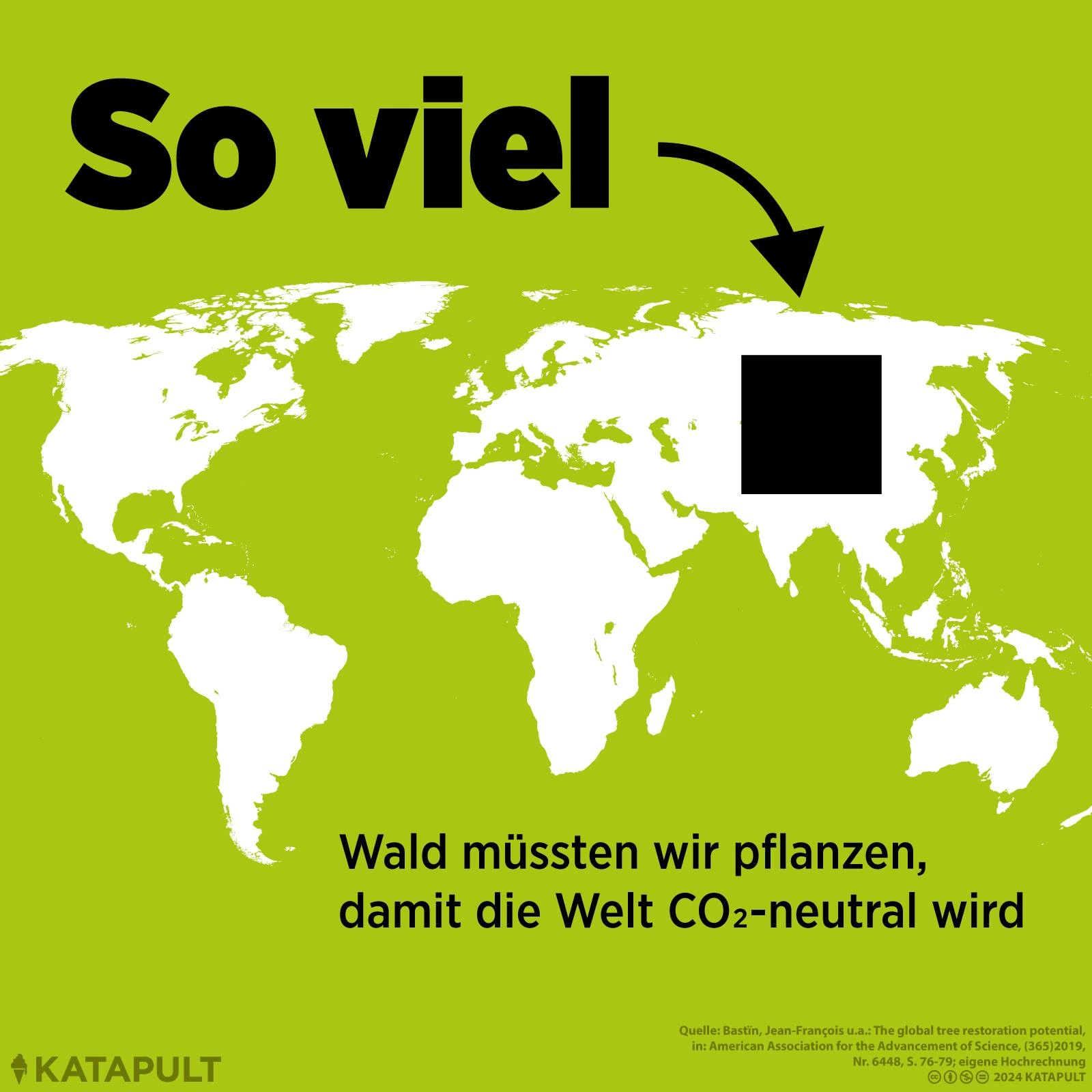 So viel Wald müssten wir pflanzen