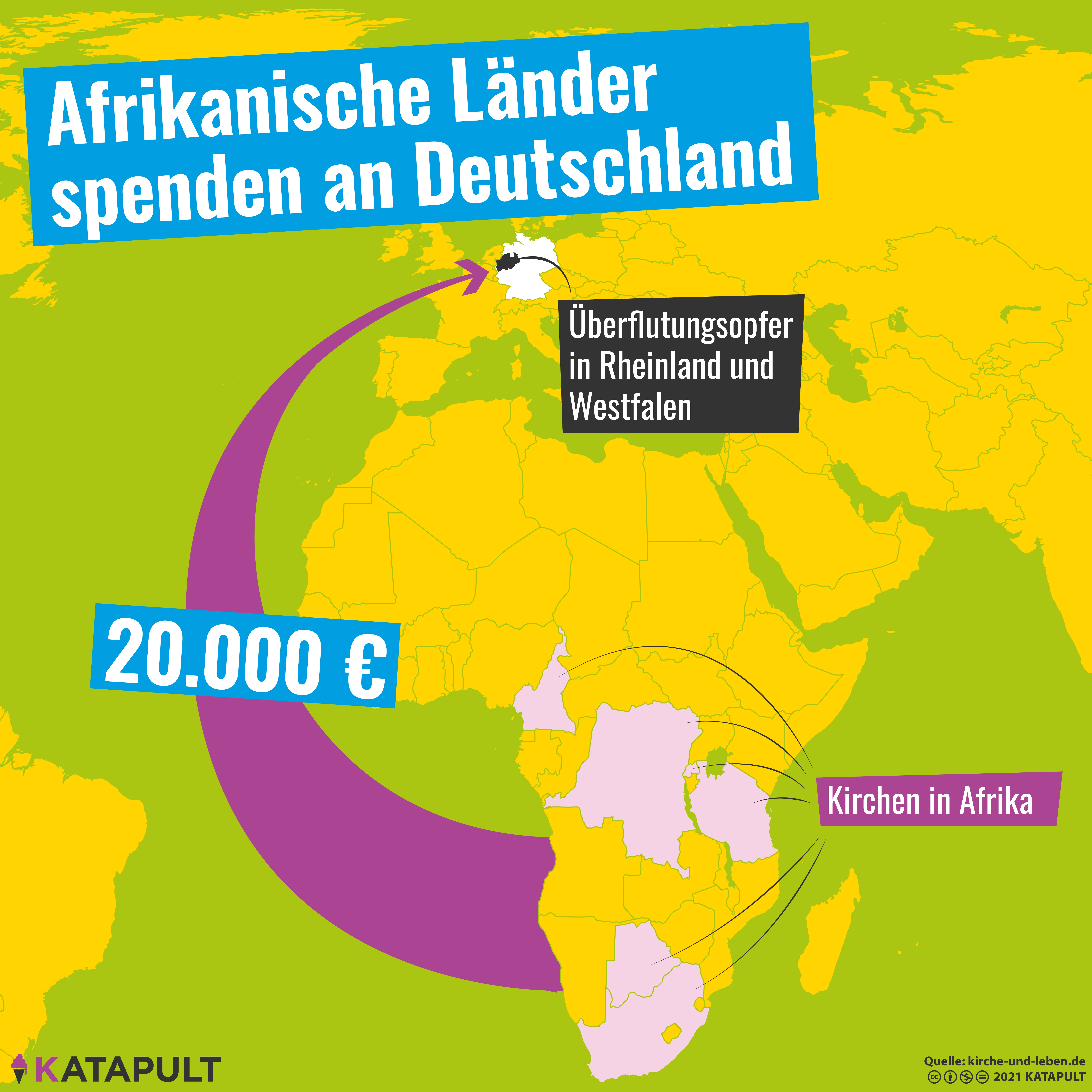 Spende für deutsche Flutopfer