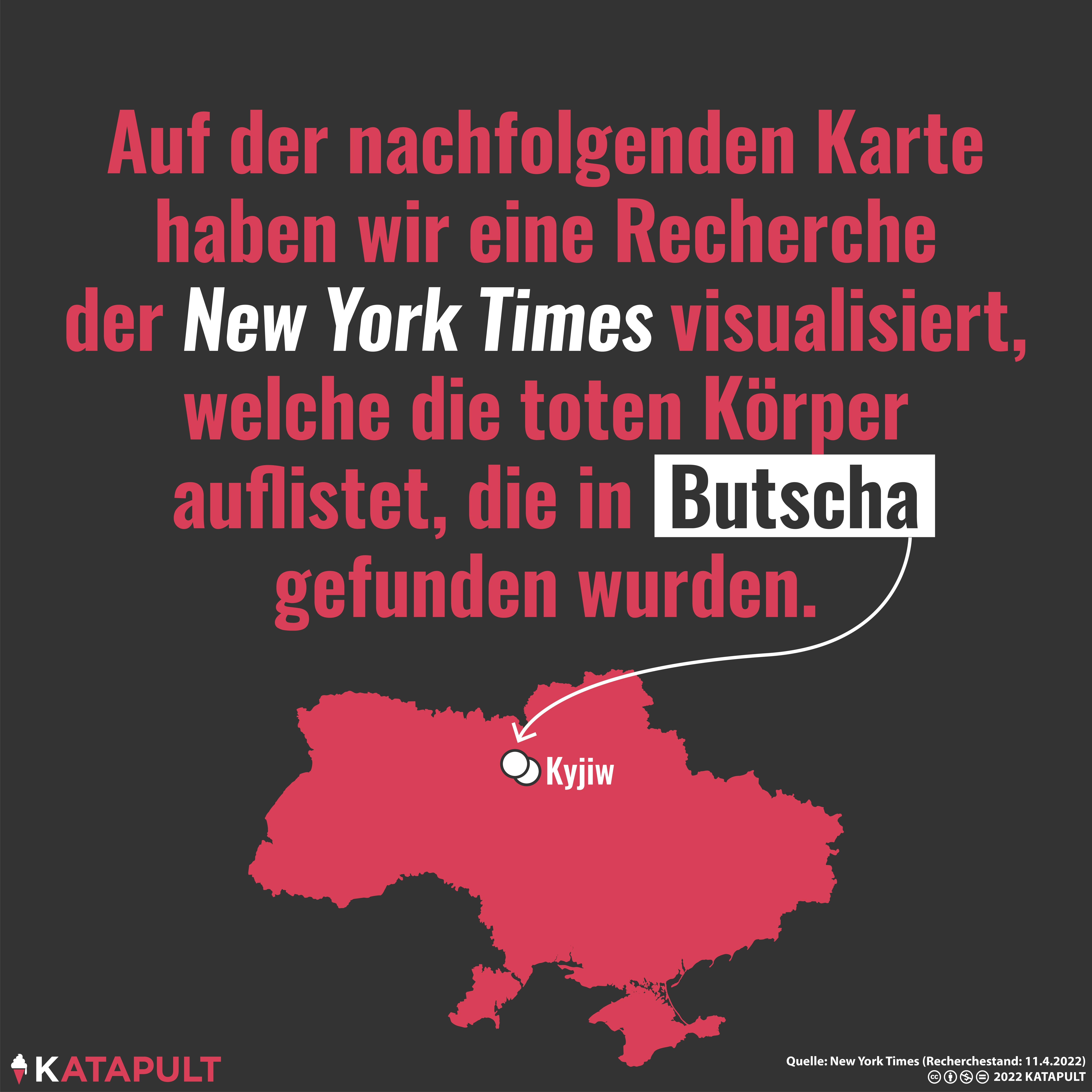 Tote Körper in Butscha