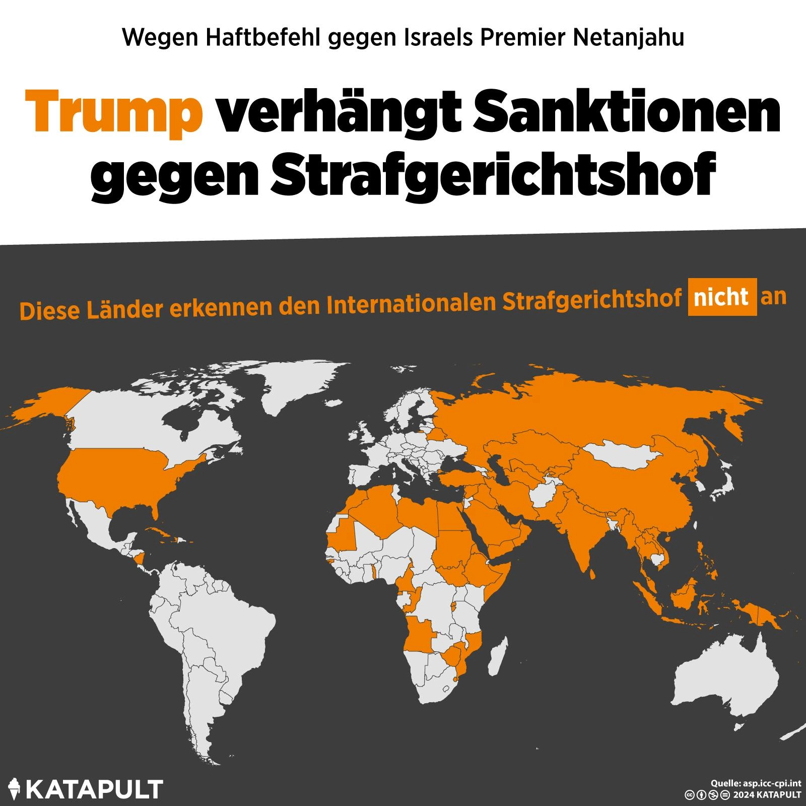 Trump verhängt Sanktionen gegen den Strafgerichtshof