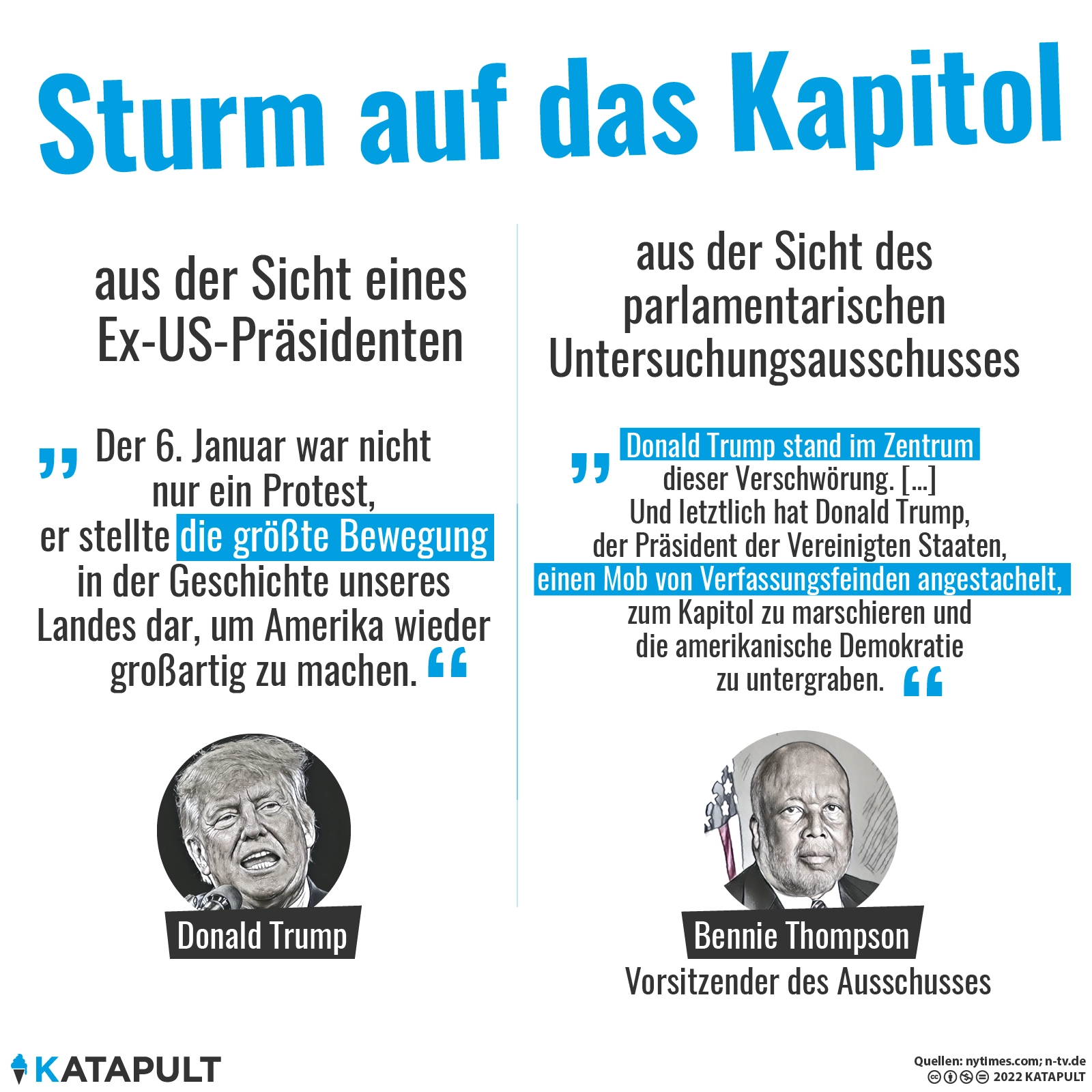 "Trump war im Zentrum der Verschwörung"