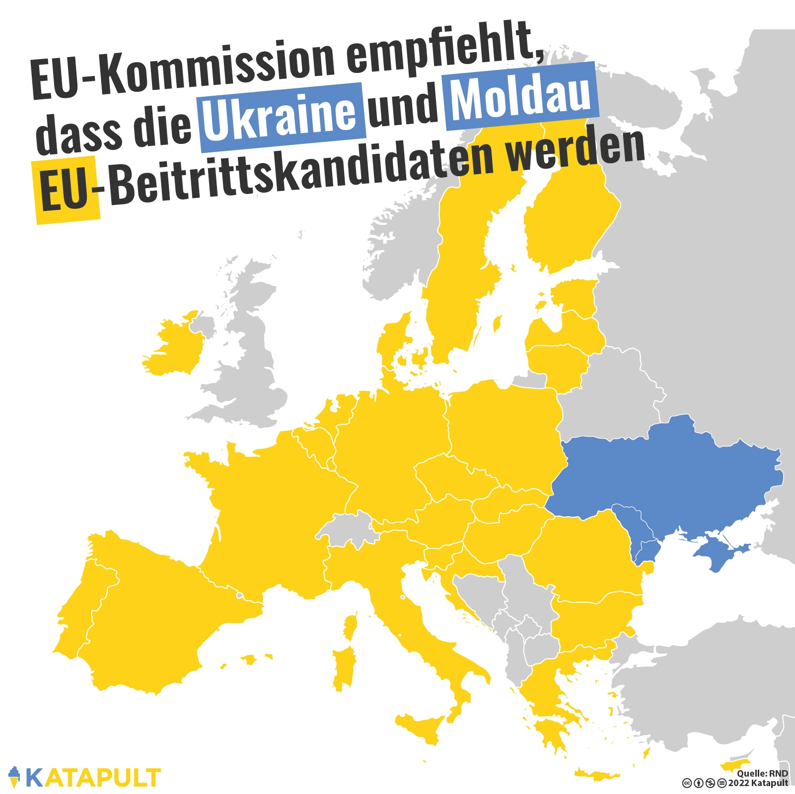 Ukraine soll EU-Beitrittskandidat werden