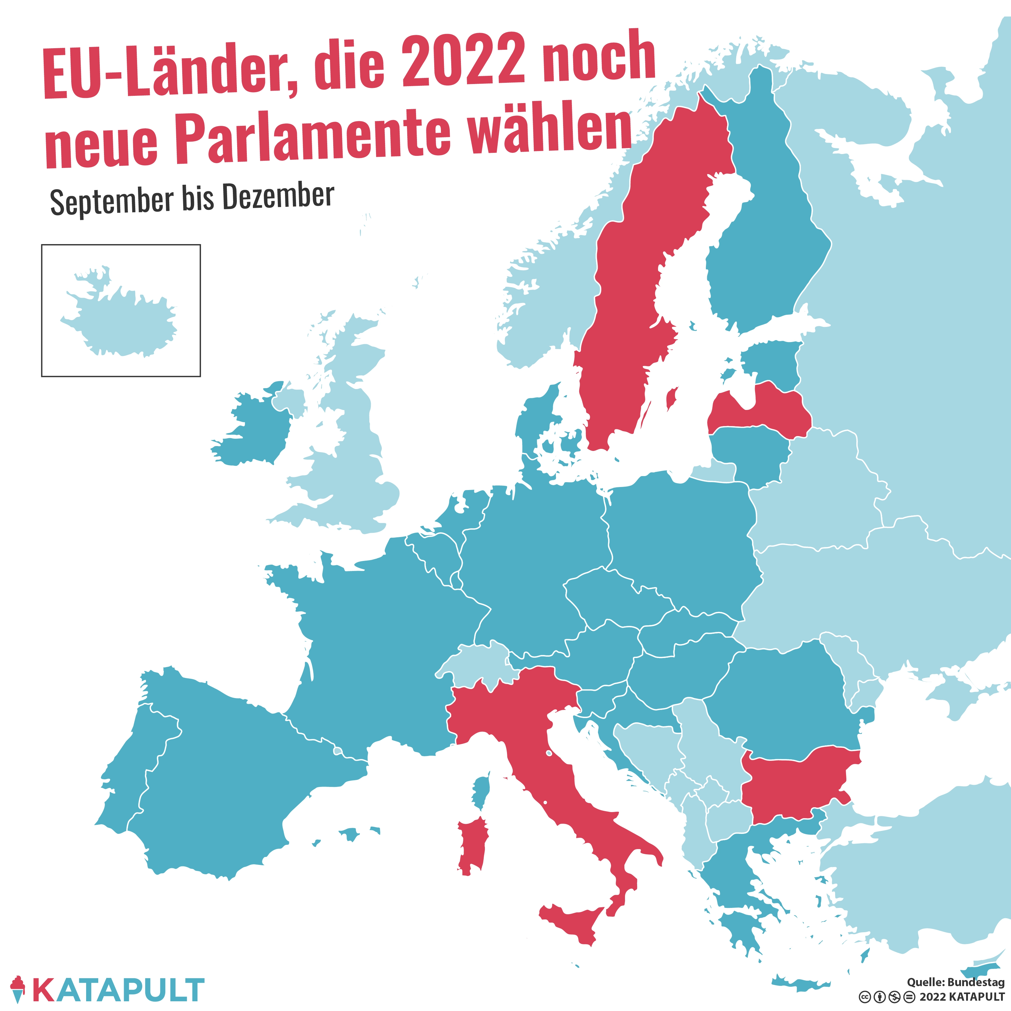 Vier neue Regierungen