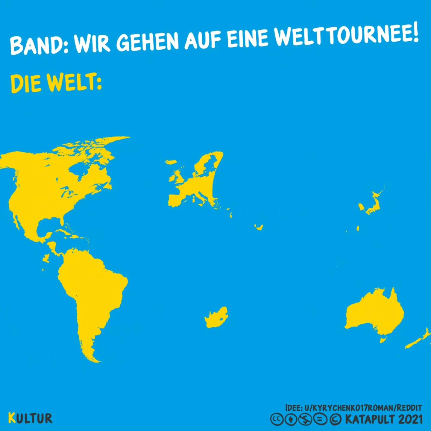 Bands auf Welttournee