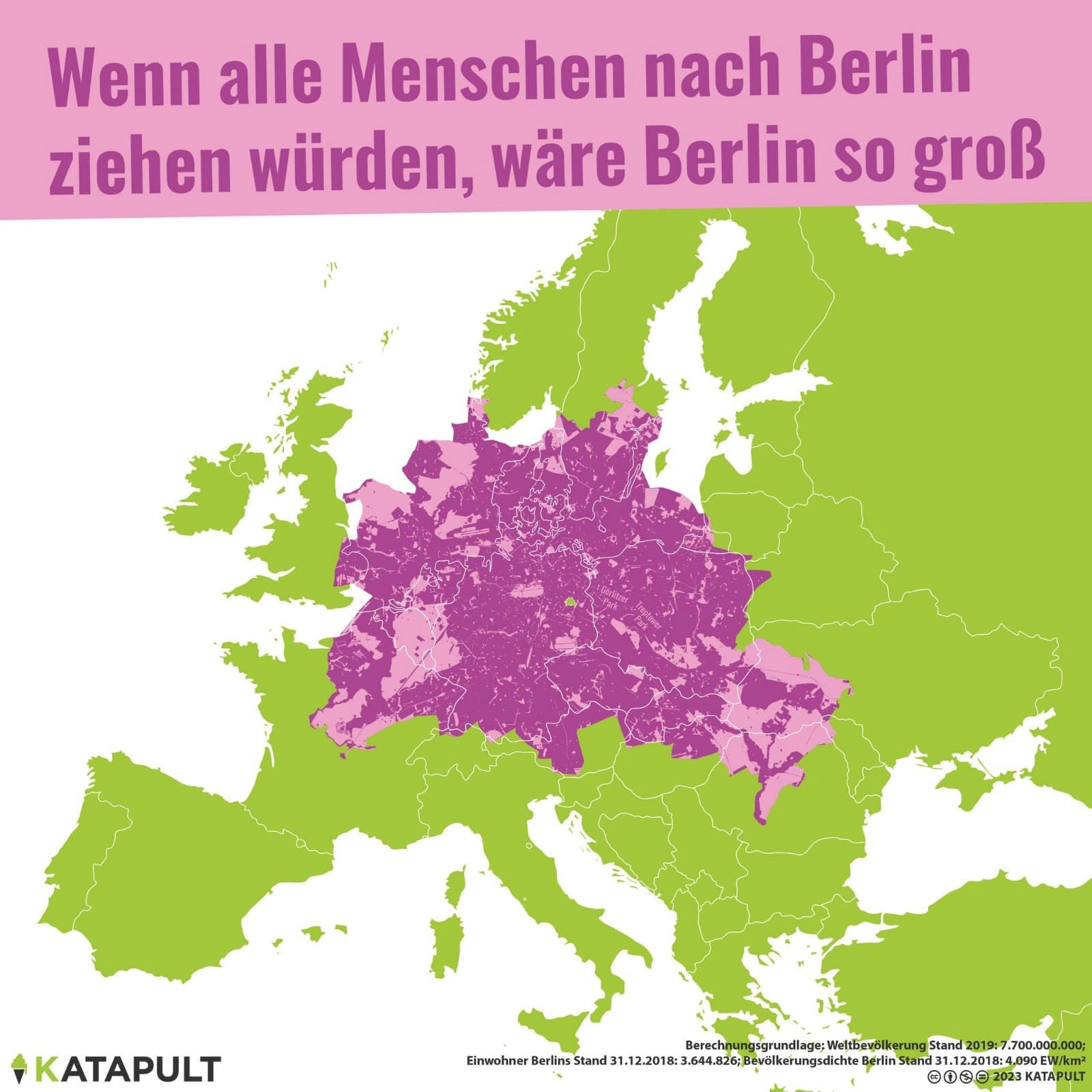 Wenn alle Menschen nach Berlin ziehen würden