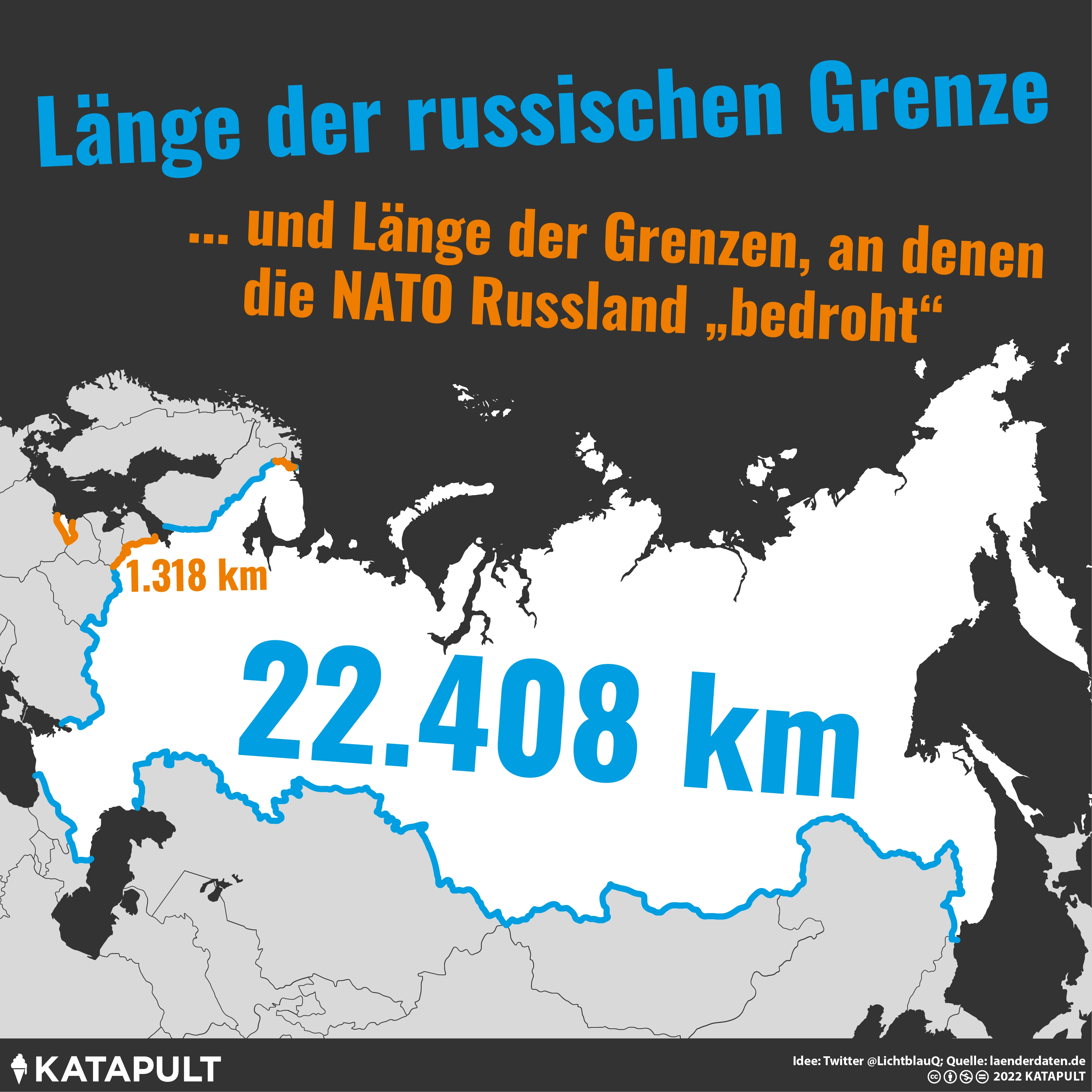Wo die NATO an Russland grenzt