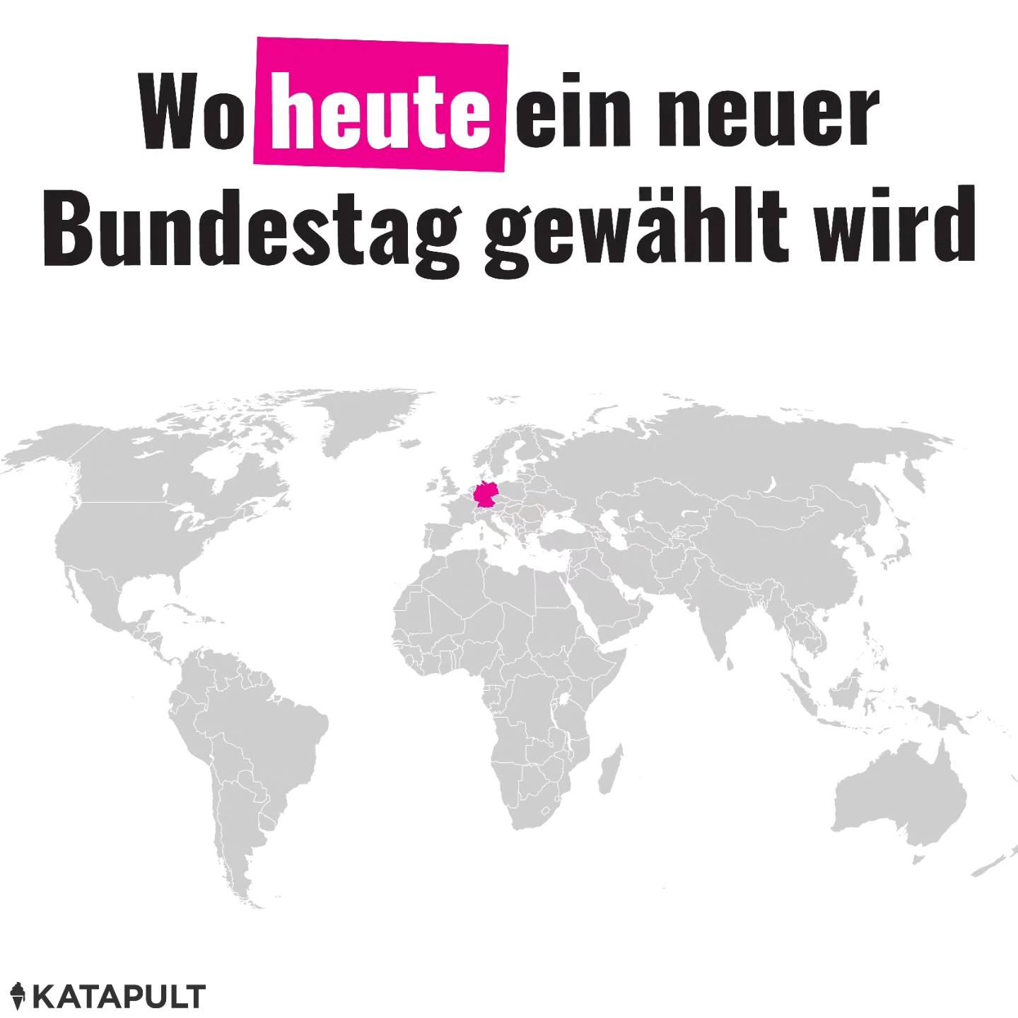 Wo heute ein neuer Bundestag gewählt wird